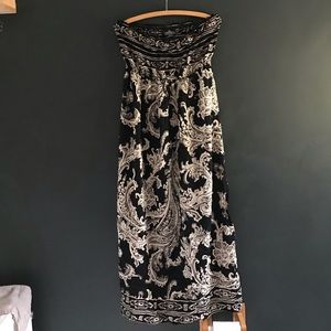 Beachy strapless dress